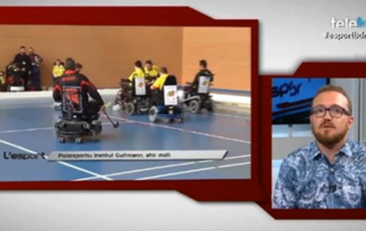 Reportaje por TV del torneo internacional en Guttmann