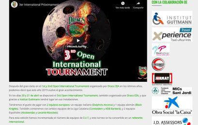 Ya tenemos web para próximo torneo internacional